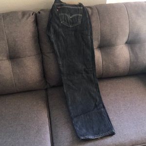 levis 501 jeans 32x32 dark blue